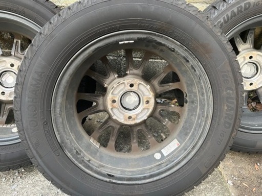 165/65R14スタッドレスタイヤ＆ホイールセット（タイヤカバー、ナット付き）
