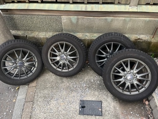 165/65R14スタッドレスタイヤ＆ホイールセット（タイヤカバー、ナット付き）