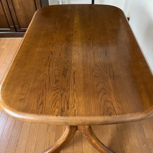 【引き取りに来ていただける方限定】浜本工芸ダイニングテーブル