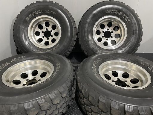 【MADSTAR RADIAL M/T 315/75R16】夏タイヤ【ミッキートンプソンタイプ 16インチ 9J6HPCD139.7-50】ホワイトレター ランクル等　(MTJ373)