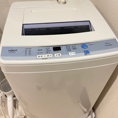 美品　6㍑　洗濯機