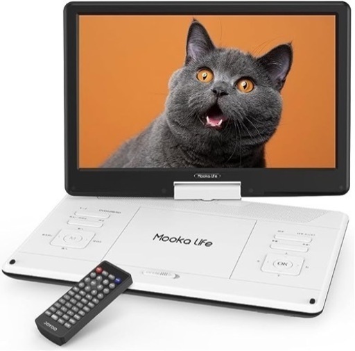 新品未使用✨14インチ ポータブル dvdプレーヤー 15.5型 大画面  大容量バッテリー