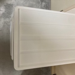 ニトリ クリア収納ケース3個セットの画像
