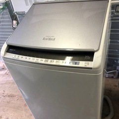 北九州市内配送無料　保証付き　2019年　日立 HITACHI BW-DV90E S [縦型洗濯乾燥機 ビートウォッシュ 9kg シルバー]