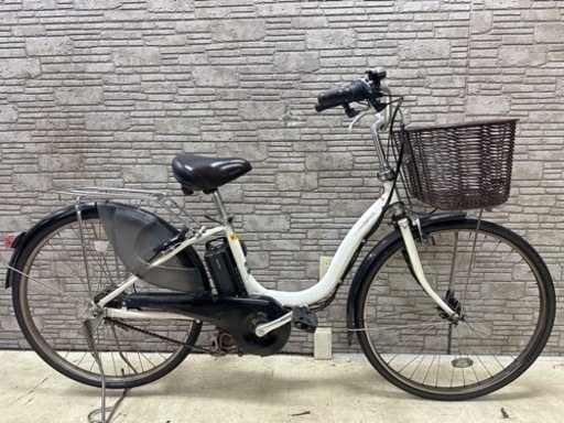 東京23区配達無料　12.8Ah バッテリー新基準　ヤマハ　パスナチュラ　リチウム 電動自転車 中古 1711