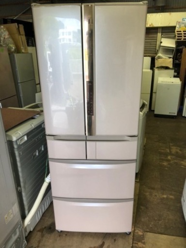 北九州市内配送無料　保証付き　日立 HITACHI R-SF480CM T [冷蔵庫（475L・フレンチドア） 6ドア ソフトブラウン]