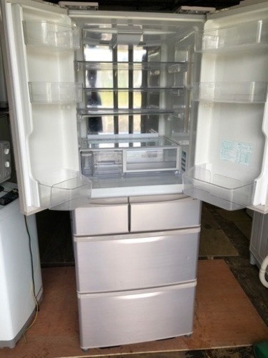 北九州市内配送無料　保証付き　シャープ SHARP SJ-XF50Y-C [プラズマクラスター搭載冷蔵庫 (501L・フレンチドア） 