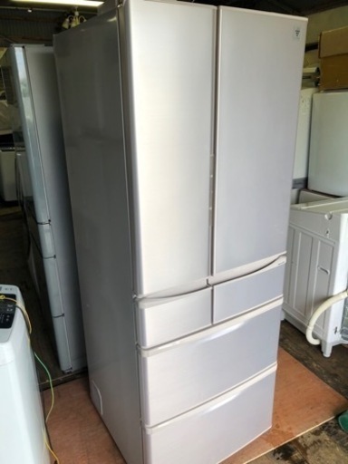 北九州市内配送無料　保証付き　シャープ SHARP SJ-XF50Y-C [プラズマクラスター搭載冷蔵庫 (501L・フレンチドア） 