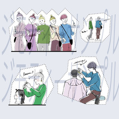 【動画素材や印刷物などに！】イラスト描きます！