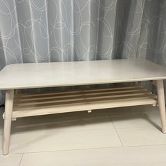【無料で差し上げます】ローテーブル　収納ありの画像