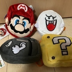 スーパーマリオ　ポーチ　4つ