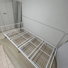 ニトリ　シングルパイプベッド　6月購入の画像
