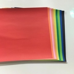 【まとめ売り】色画用紙　工作　アート　美術　用品　セットの画像