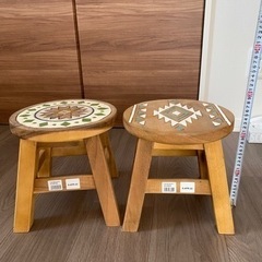 スツール　2個の画像