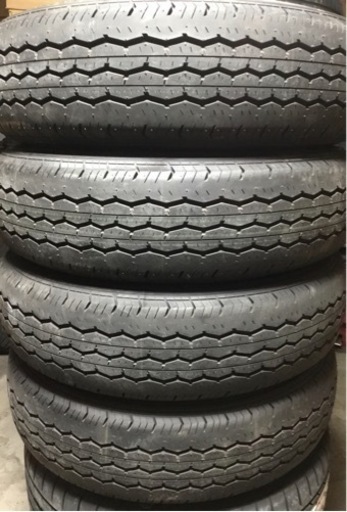 新車納車外し！195/80R15 LT BS RD613 4本セット
