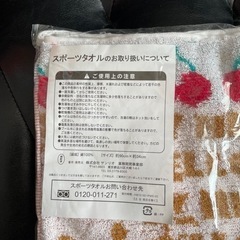 タオルと膝掛けの画像