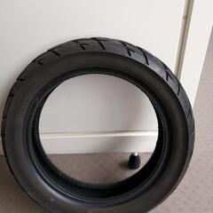 美品!バイクタイヤチュウブレス110/70-12 47Lパンク無しの画像