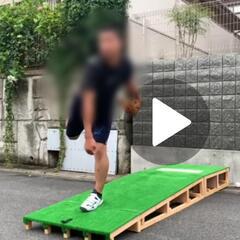 手作りピッチャーマウンドの画像
