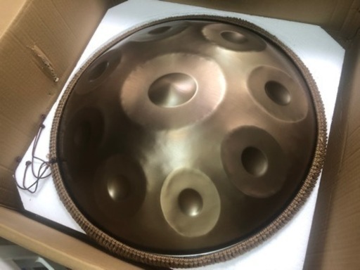 ハンドパン澄んだ音色56センチ9音DマイナーA4＝432Hzで