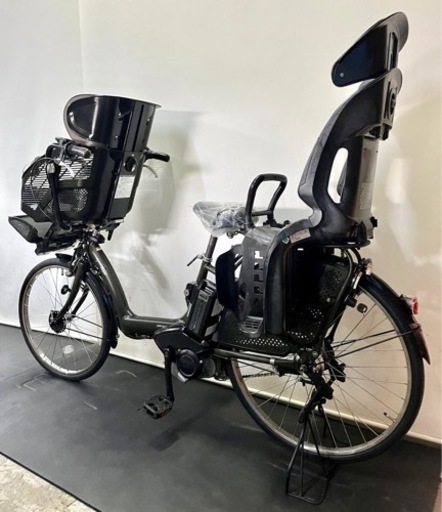 関東全域送料無料　業界最長完全保証　電動自転車　ヤマハ　パスキッス　 26インチ　8.7ah パワフル　カーキ色