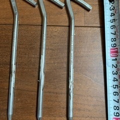 【受渡予定あり】⑤ユニフレーム　20センチペグ　3本