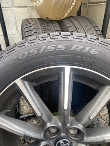 トヨタ86用純正16インチホイール（スタッドレスタイヤ付）