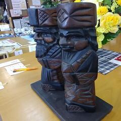 木彫人形 北海道民芸 阿寒湖の画像