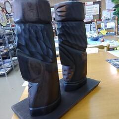 木彫人形 北海道民芸 阿寒湖の画像