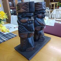 木彫人形 北海道民芸 阿寒湖の画像