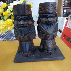 木彫人形 北海道民芸 阿寒湖