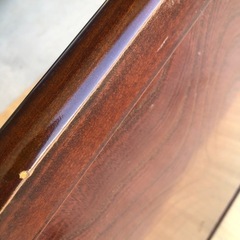 コタツ板 欅 けやき　90cm 正方形 両面　茶色　縁ありの画像