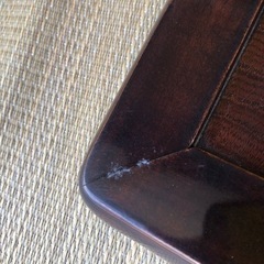 コタツ板 欅 けやき　90cm 正方形 両面　茶色　縁ありの画像