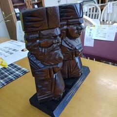 木彫人形 北海道民芸の画像