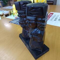 木彫人形 北海道民芸の画像