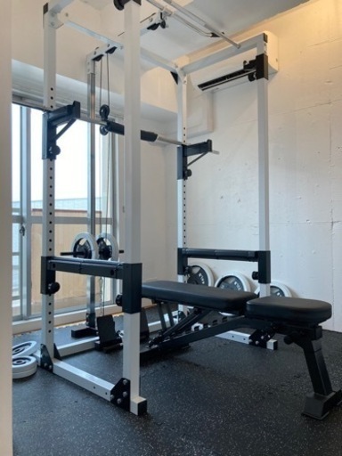 パワーラック【ベンチ・バー・プレート150キロ】ワイルドフィット