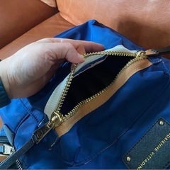 イギリスで購入　かわいいリュック　ネイビーの画像