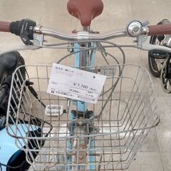 ★ジモティ割あり★  軽快車 24インチ 水色 クリーニング済み...