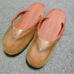昭和レトロ　草履　雨用