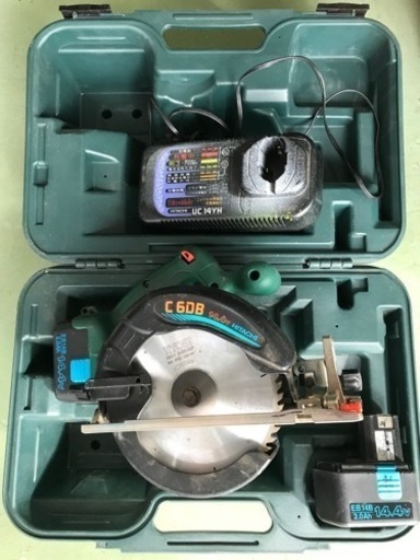 【ジャンク品】日立工機　コードレスマルノコ　C6DB