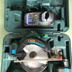 【ジャンク品】日立工機　コードレスマルノコ　C6DB