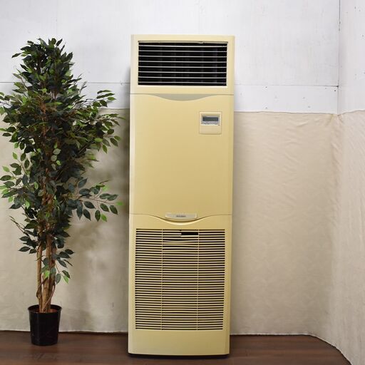 ≪zyt1147ジ①≫ MITSUBISHI/三菱電機 パッケージエアコン PS-RP140KA8  (Mr.SLIM) 床置形 室内機のみ 店舗用 三相200V 製造番号：37A00656 現状品 50719-11