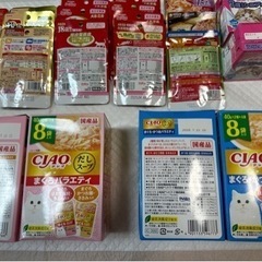 完売。シニア 猫 キャット フード パック各種46パック 牛乳2パック