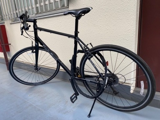 【明日まで】自転車 クロスバイク　RAIL700 黒