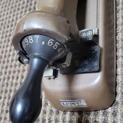 昭和レトロ　チェックライターの画像