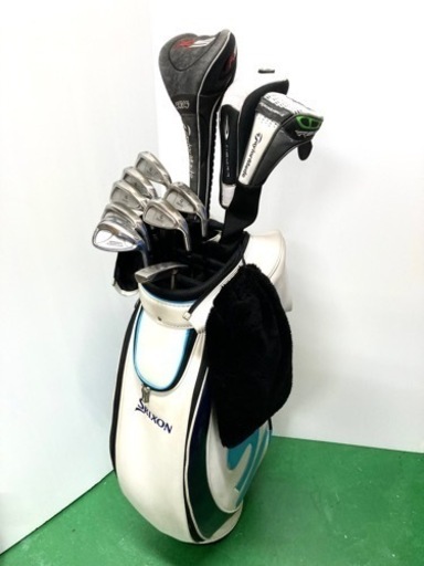 【値下げ！】◆TaylorMade テーラーメイド 等◆ゴルフクラブ セット＋ SRIXON キャディバッグ付き