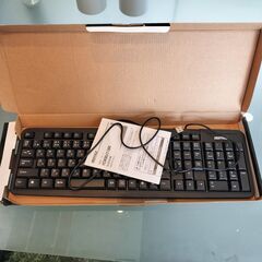 パソコン　有線キーボード　ブラック　IBUFFALO  YDKB...