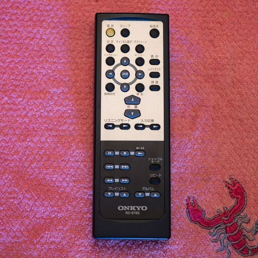 ONKYO HTX用リモコン　RC-678S