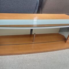 ★ジモティ割あり★ コクサイ テレビ台 茶 H46×D35.5×...