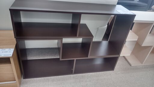 特別値引き★ジモティ割あり★  飾り棚 焦茶 H76.5×D30×W110 クリーニング済み TJ2203