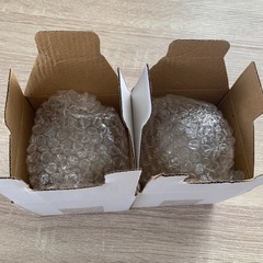 新品未使用 くま 耐熱ガラス 二重グラス 2個セットの画像
